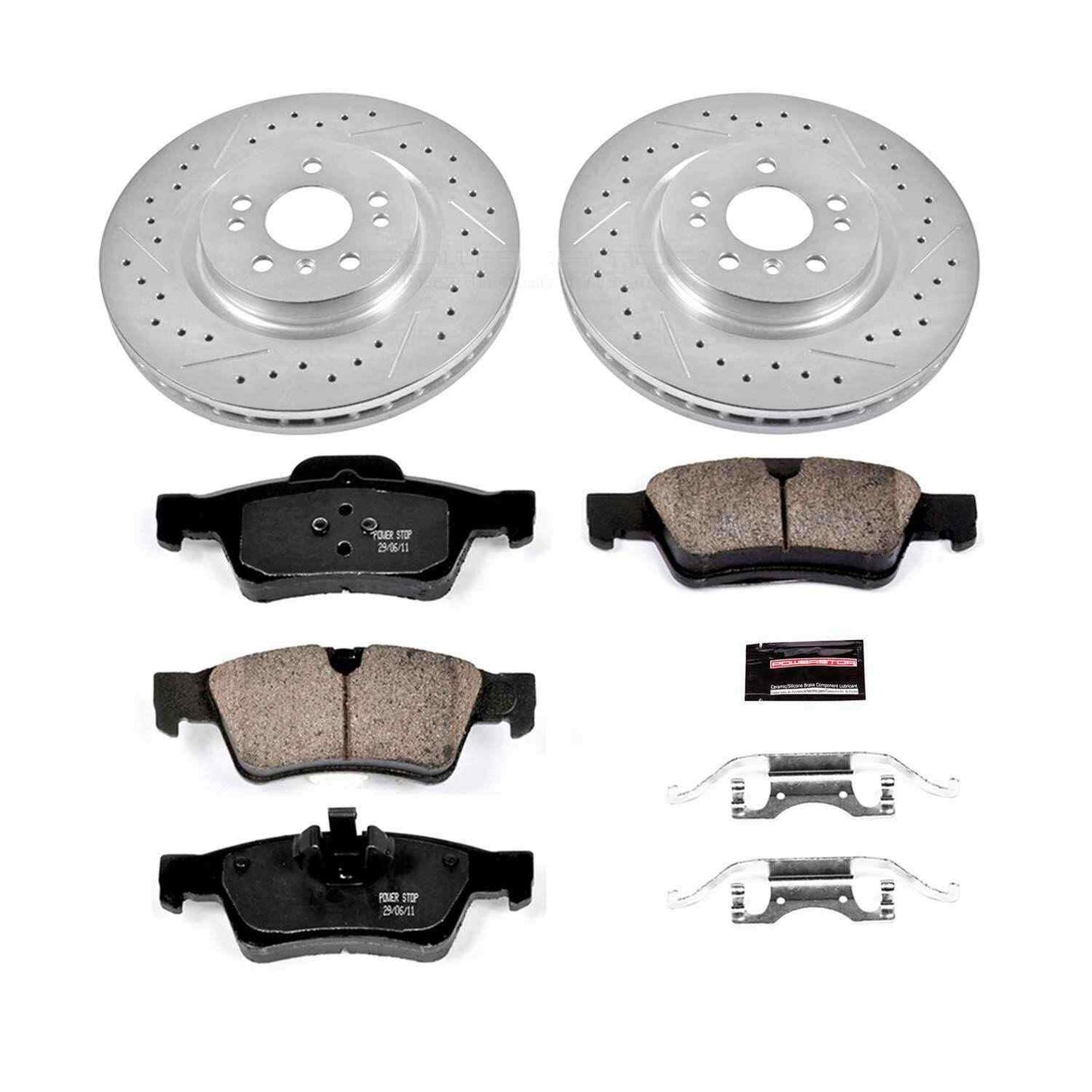PowerStop Power Stop 10-11 Mercedes-Benz ML450 Rear Z23 Evolution Sport Brake Kit K6712