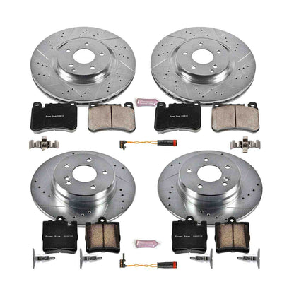 PowerStop Power Stop 06-08 Mercedes-Benz SLK280 Front & Rear Z23 Evolution Sport Brake Kit K6714