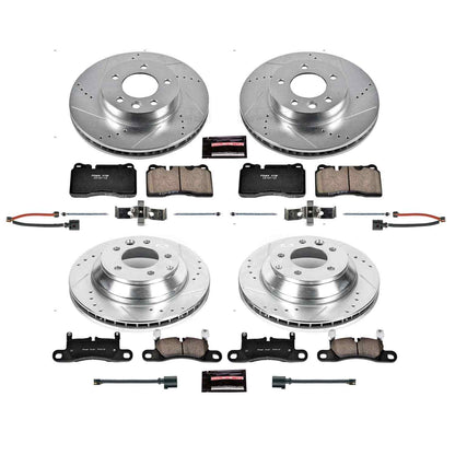 PowerStop Power Stop 11-17 Volkswagen Touareg Front & Rear Z23 Evolution Sport Brake Kit K6724