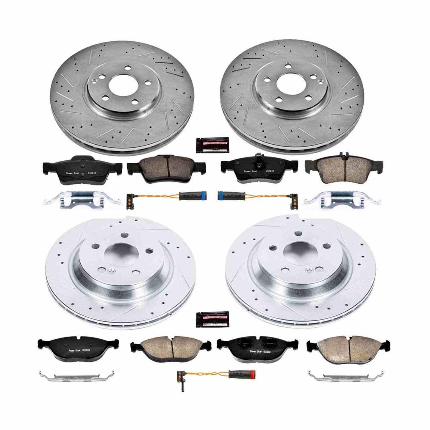 PowerStop Power Stop 03-06 Mercedes-Benz S430 Front & Rear Z23 Evolution Sport Brake Kit K6747