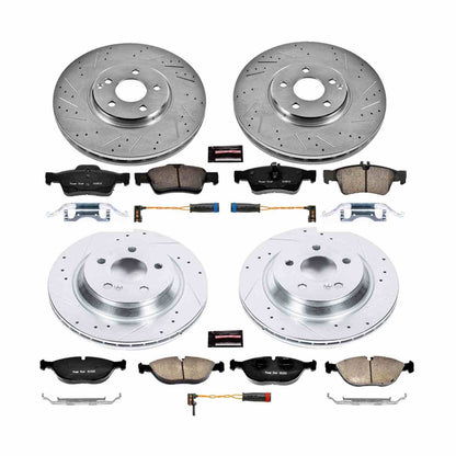 PowerStop Power Stop 03-06 Mercedes-Benz S430 Front & Rear Z23 Evolution Sport Brake Kit K6747