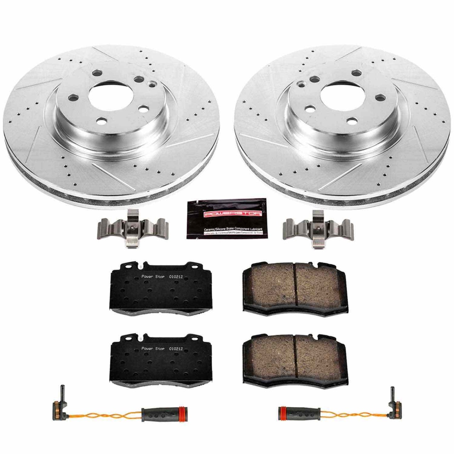 PowerStop Power Stop 2003 Mercedes-Benz SL500 Front Z23 Evolution Sport Brake Kit K6750