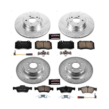 PowerStop Power Stop 07-09 Mercedes-Benz E550 Front & Rear Z23 Evolution Sport Brake Kit K6753