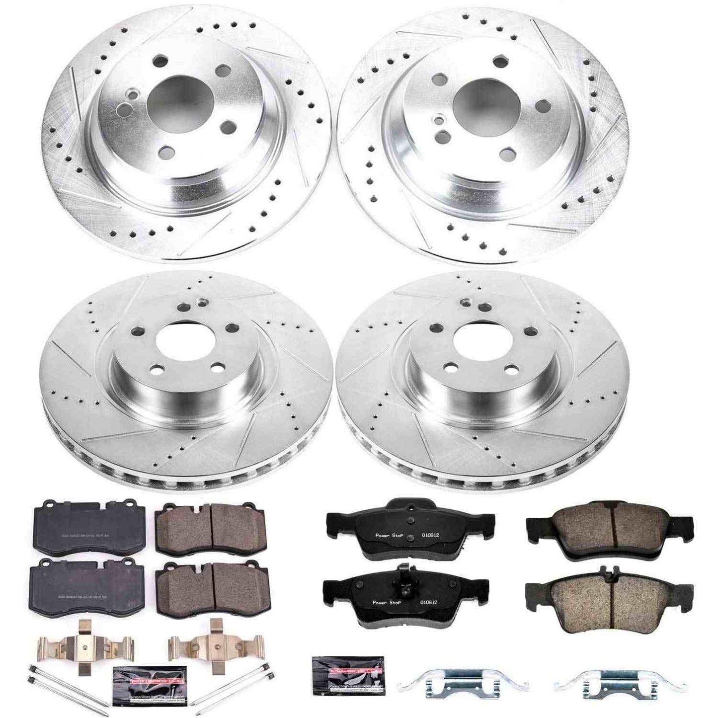 PowerStop Power Stop 10-13 Mercedes-Benz S400 Front & Rear Z23 Evolution Sport Brake Kit K6758