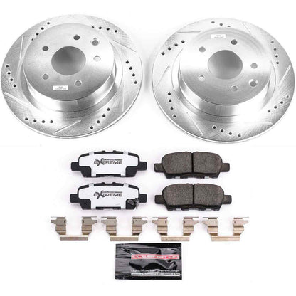 PowerStop Power Stop 11-19 Nissan Leaf Rear Z26 Street Warrior Brake Kit K6761-26
