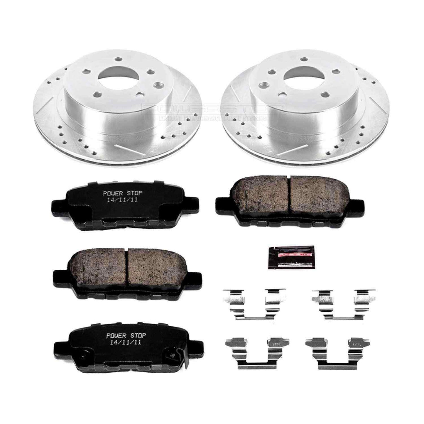 PowerStop Power Stop 11-19 Nissan Leaf Rear Z23 Evolution Sport Brake Kit K6761