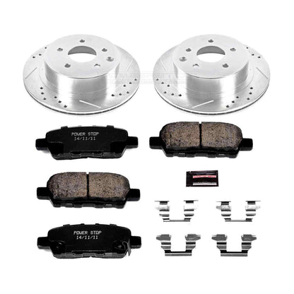 PowerStop Power Stop 11-19 Nissan Leaf Rear Z23 Evolution Sport Brake Kit K6761