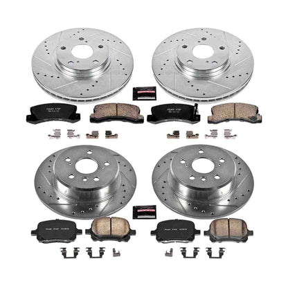 PowerStop Power Stop 99-01 Lexus RX300 Front & Rear Z23 Evolution Sport Brake Kit K6782