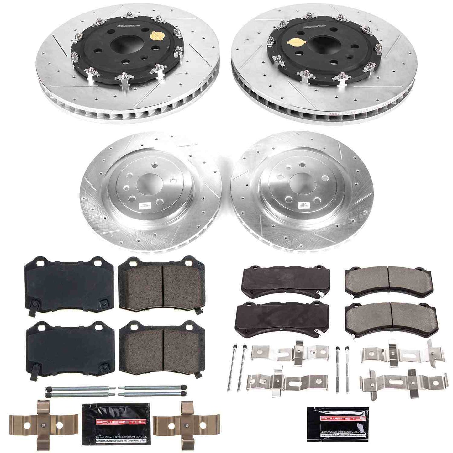 PowerStop Power Stop 13-15 Cadillac CTS Front & Rear Z23 Evolution Sport Brake Kit K6790