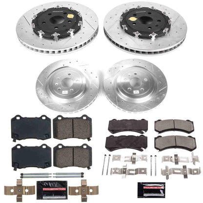 PowerStop Power Stop 13-15 Cadillac CTS Front & Rear Z23 Evolution Sport Brake Kit K6790