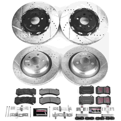 PowerStop Power Stop 15-19 Dodge Challenger Front & Rear Z23 Evolution Sport Brake Kit K6794