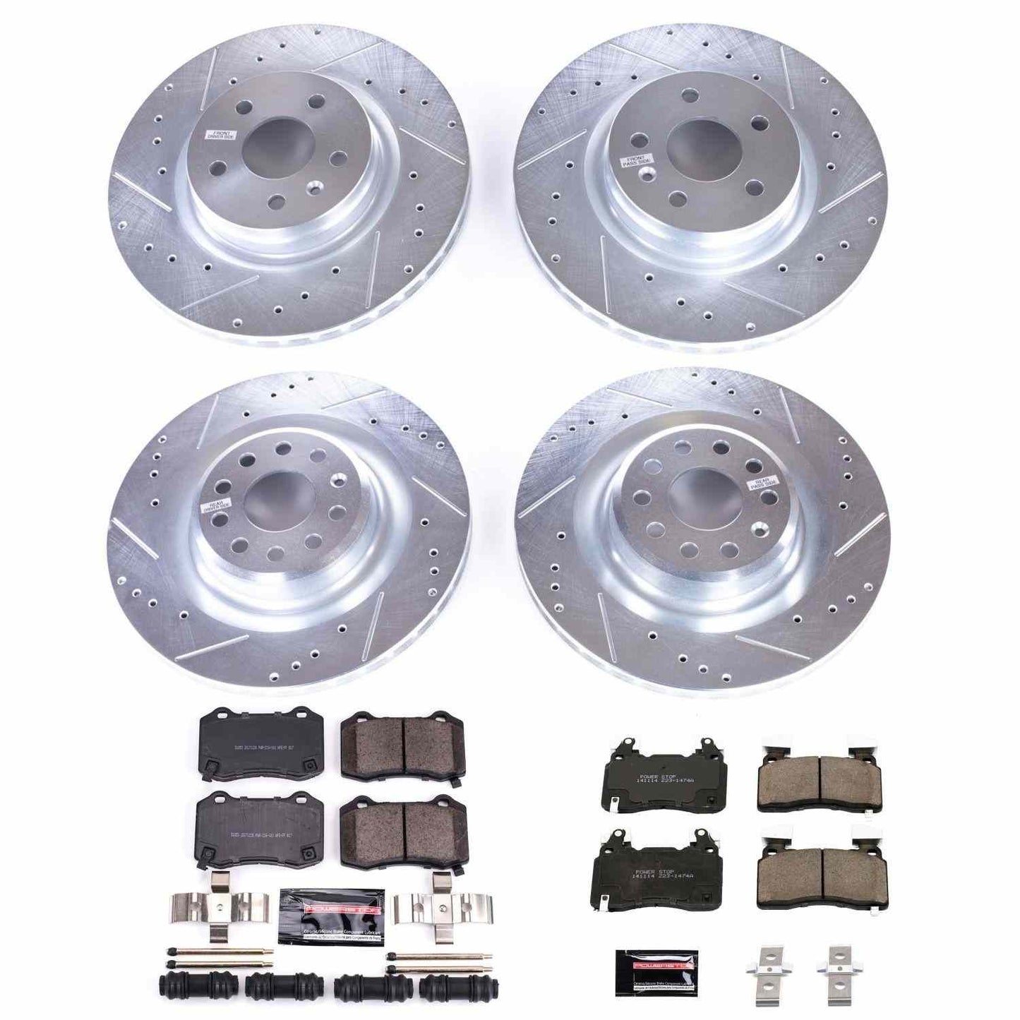 PowerStop Power Stop 12-16 Tesla Model S Front & Rear Z23 Evolution Sport Brake Kit K6797