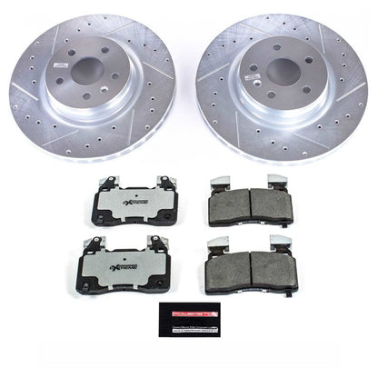 PowerStop Power Stop 12-16 Tesla Model S Front Z26 Street Warrior Brake Kit K6798-26