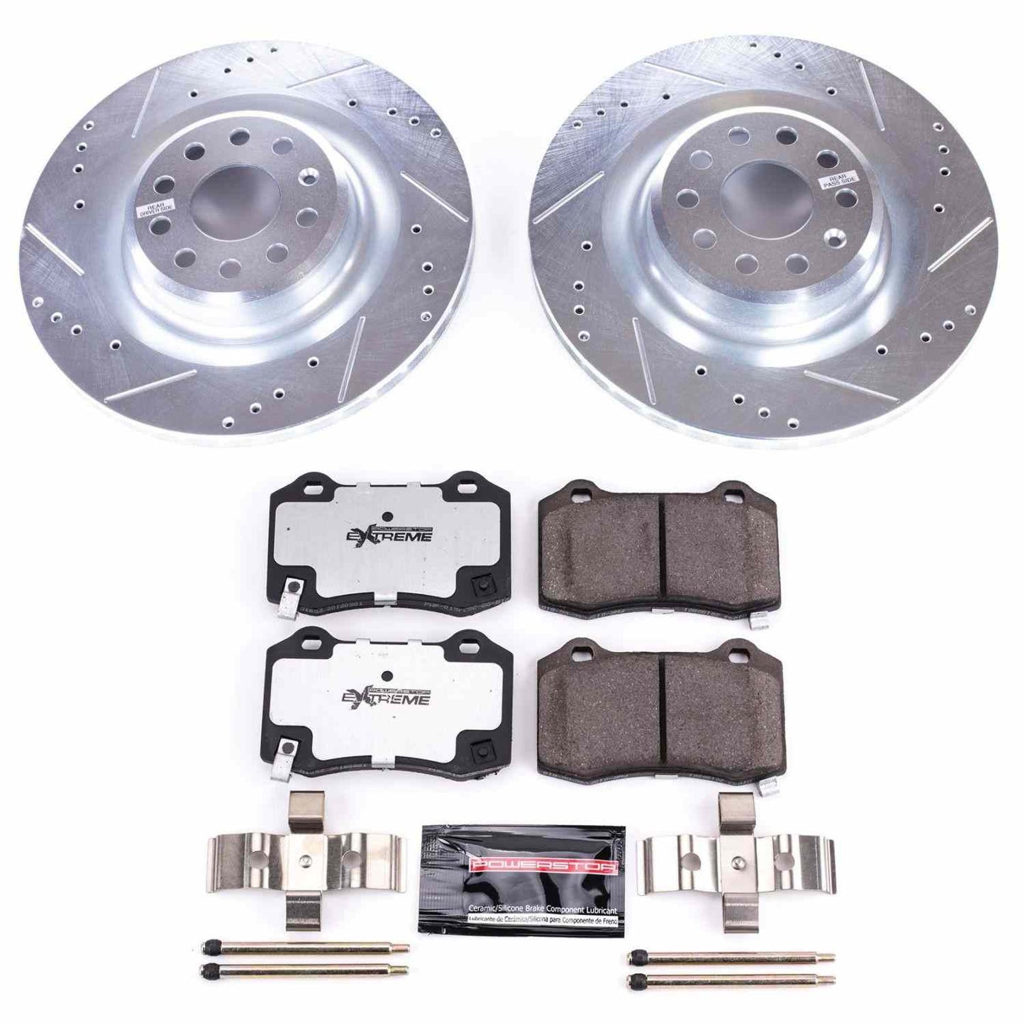 PowerStop Power Stop 12-16 Tesla Model S Rear Z26 Street Warrior Brake Kit K6799-26