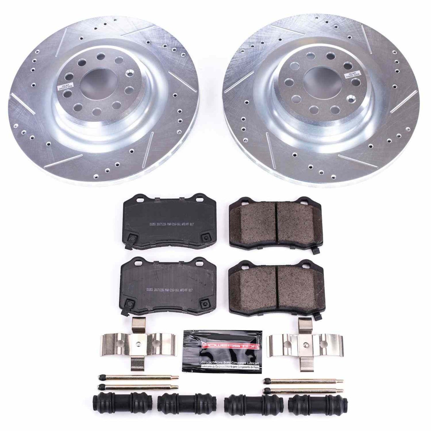 PowerStop Power Stop 12-16 Tesla Model S Rear Z23 Evolution Sport Brake Kit K6799