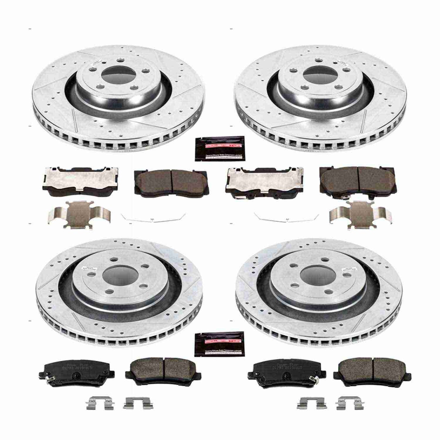 PowerStop Power Stop 15-19 Ford Mustang Front & Rear Z23 Evolution Sport Brake Kit K6805