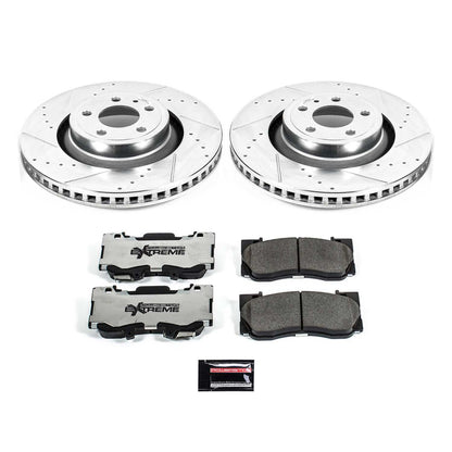 PowerStop Power Stop 15-19 Ford Mustang Front Z26 Street Warrior Brake Kit K6806-26