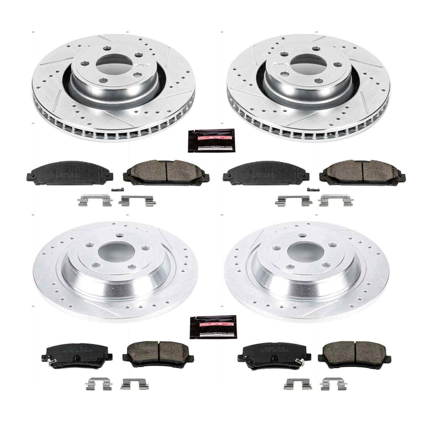 PowerStop Power Stop 15-19 Ford Mustang Front & Rear Z23 Evolution Sport Brake Kit K6808