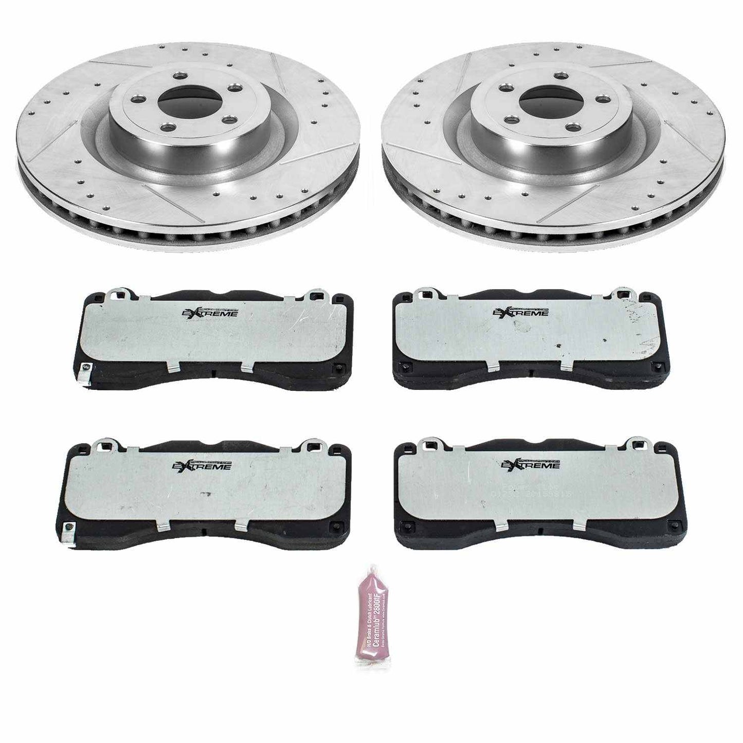 PowerStop Power Stop 15-19 Ford Mustang Front Z26 Street Warrior Brake Kit K6811-26