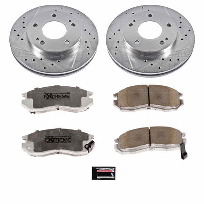 PowerStop Power Stop 95-05 Chrysler Sebring Front Z26 Street Warrior Brake Kit K681-26