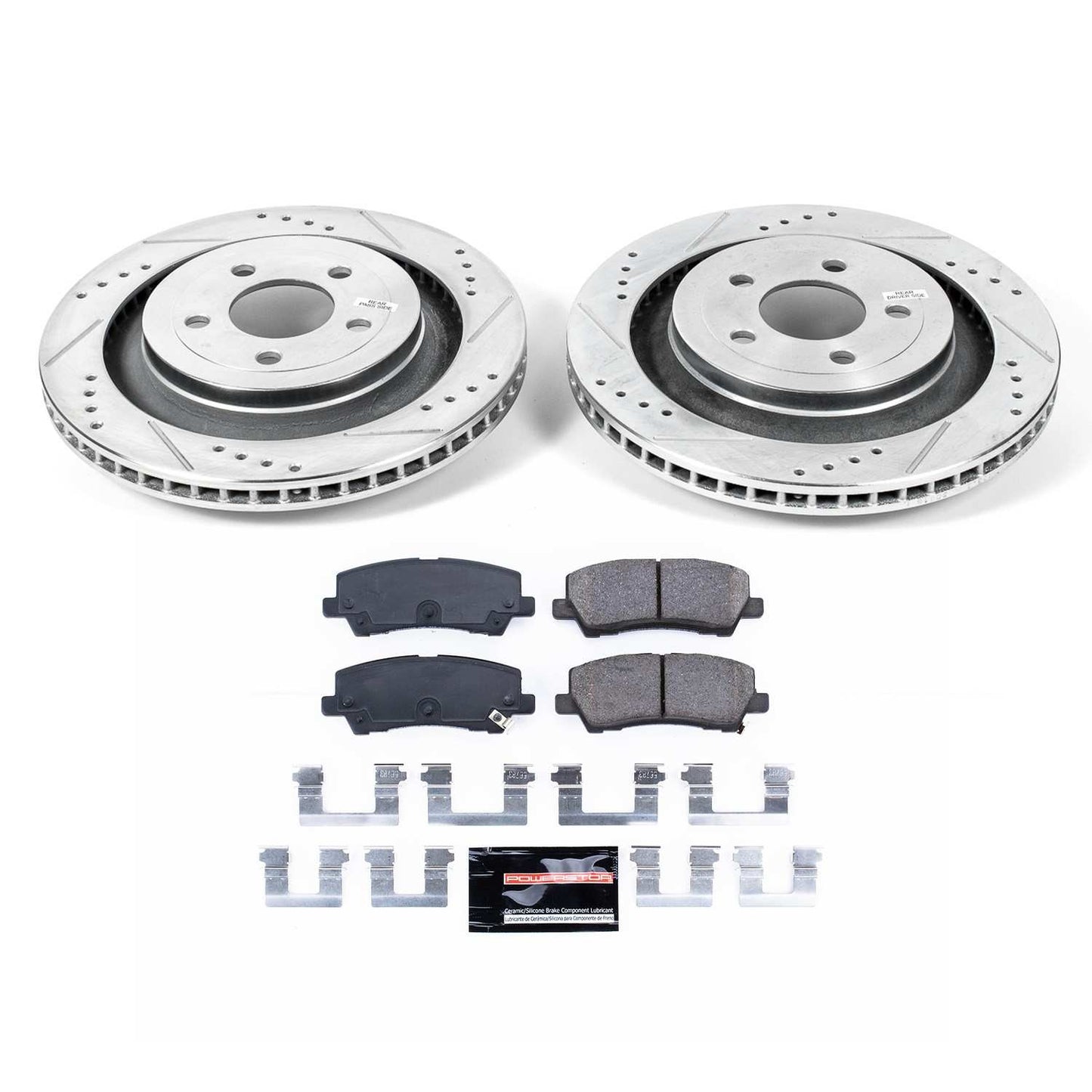 PowerStop Power Stop 15-19 Ford Mustang Rear Z23 Evolution Sport Brake Kit K6812