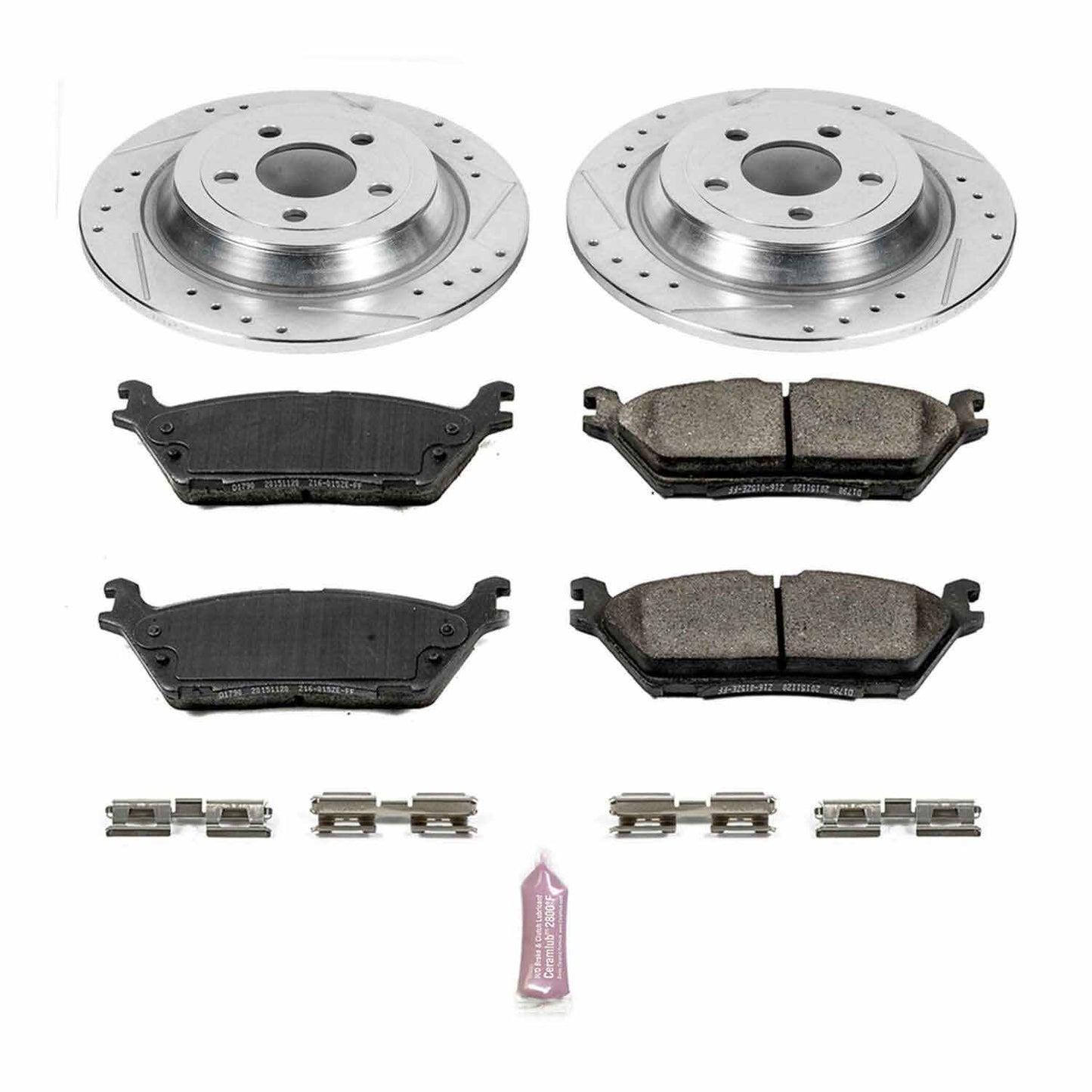 PowerStop Power Stop 15-17 Ford F-150 Rear Z23 Evolution Sport Brake Kit K6814