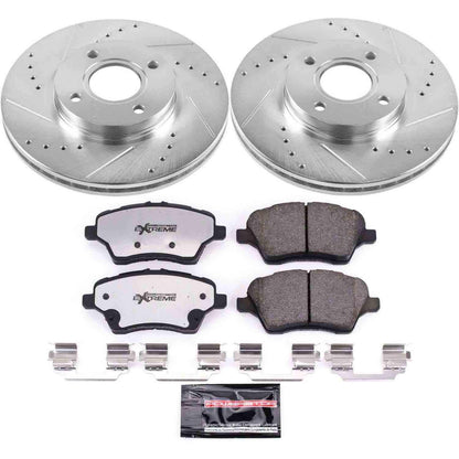 PowerStop Power Stop 14-19 Ford Fiesta Front Z26 Street Warrior Brake Kit K6818-26