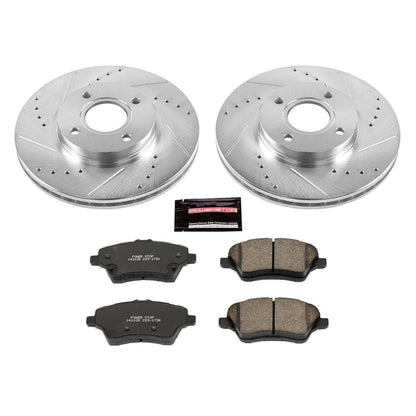 PowerStop Power Stop 14-19 Ford Fiesta Front Z23 Evolution Sport Brake Kit K6818