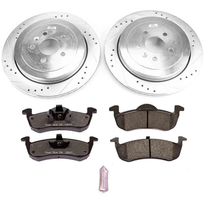 PowerStop Power Stop 13-18 Lincoln MKT Rear Z36 Truck & Tow Brake Kit K6819-36