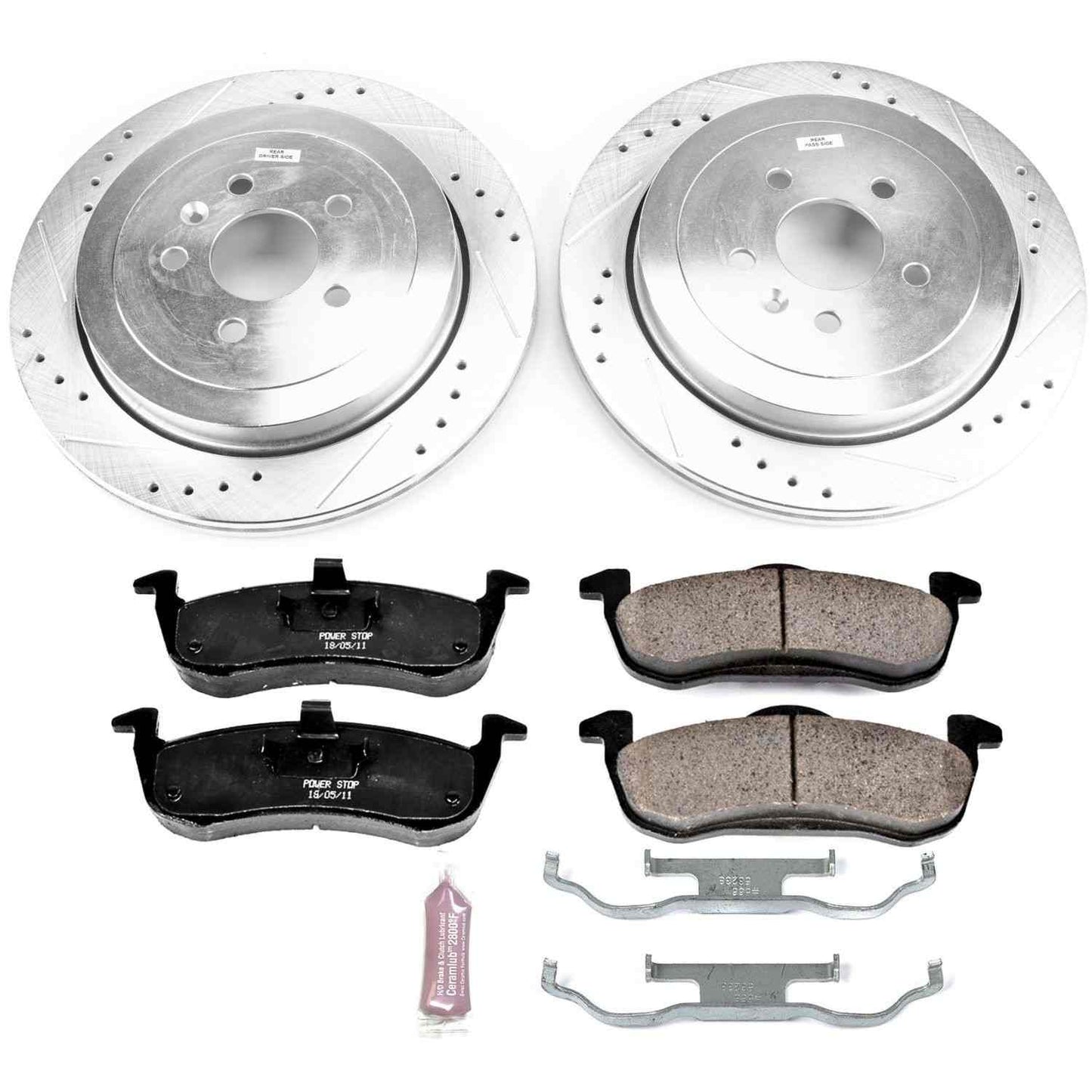 PowerStop Power Stop 13-18 Lincoln MKT Rear Z23 Evolution Sport Brake Kit K6819