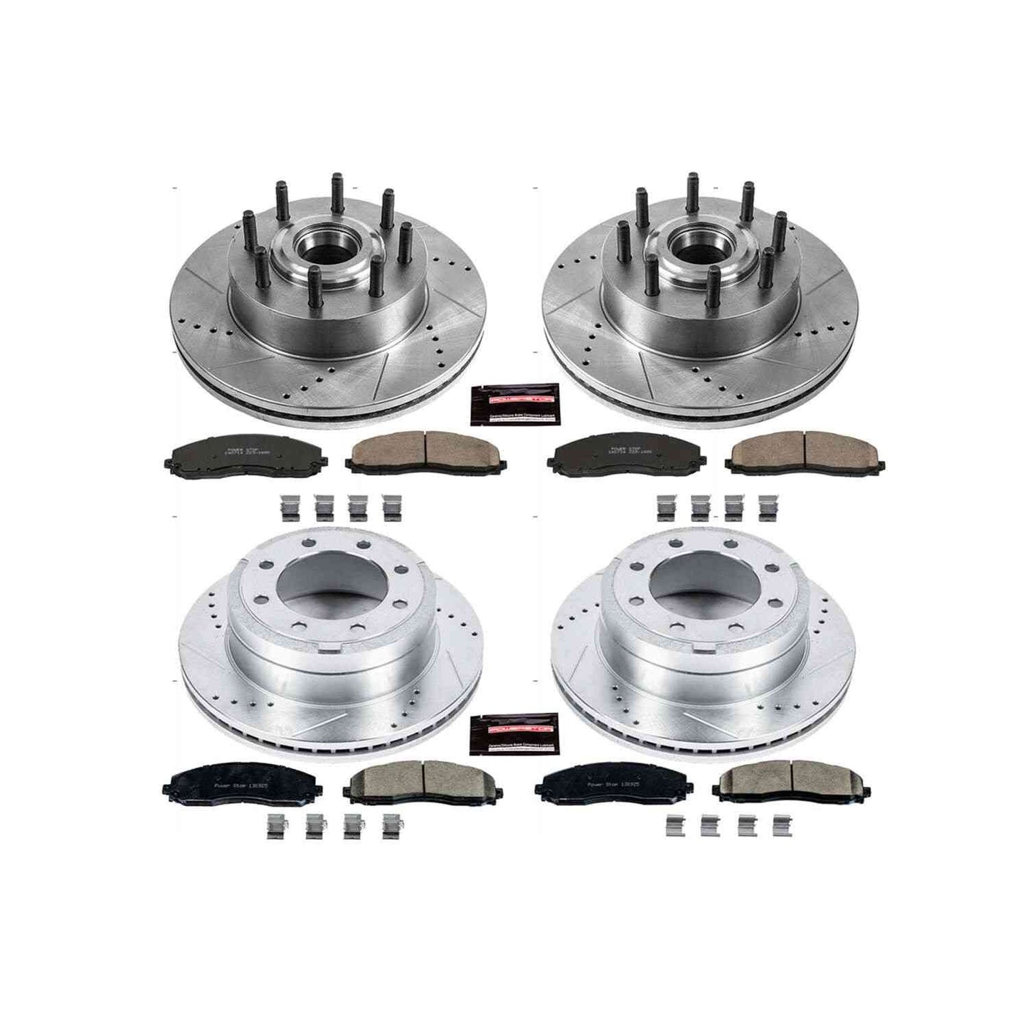PowerStop Power Stop 12-19 Ford F-250 Super Duty Front & Rear Z23 Evolution Sport Brake Kit K6820