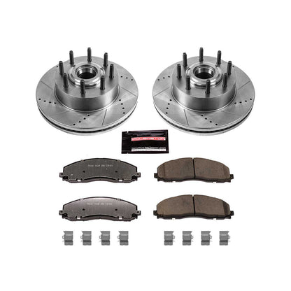 PowerStop Power Stop 12-19 Ford F-250 Super Duty Front Z36 Truck & Tow Brake Kit K6821-36