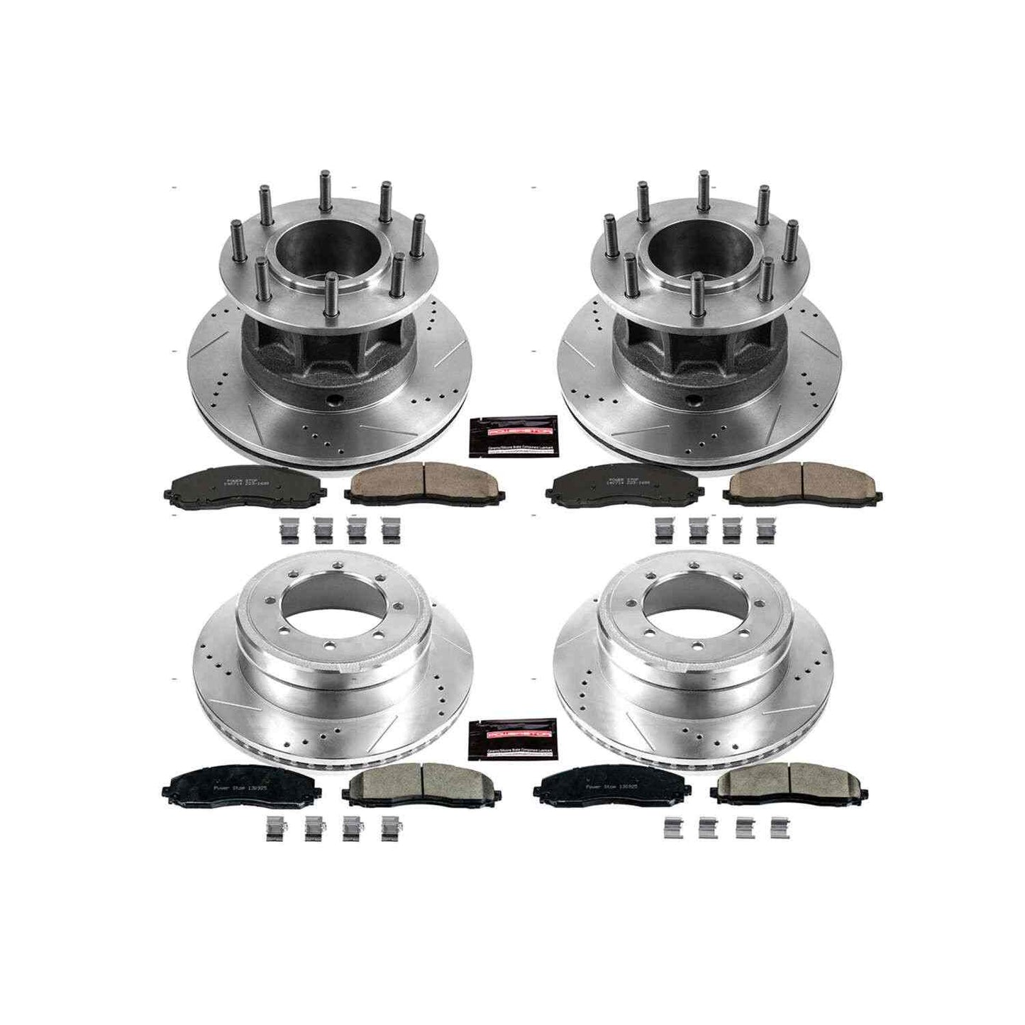 PowerStop Power Stop 13-16 Ford F-350 Super Duty Front & Rear Z23 Evolution Sport Brake Kit K6822