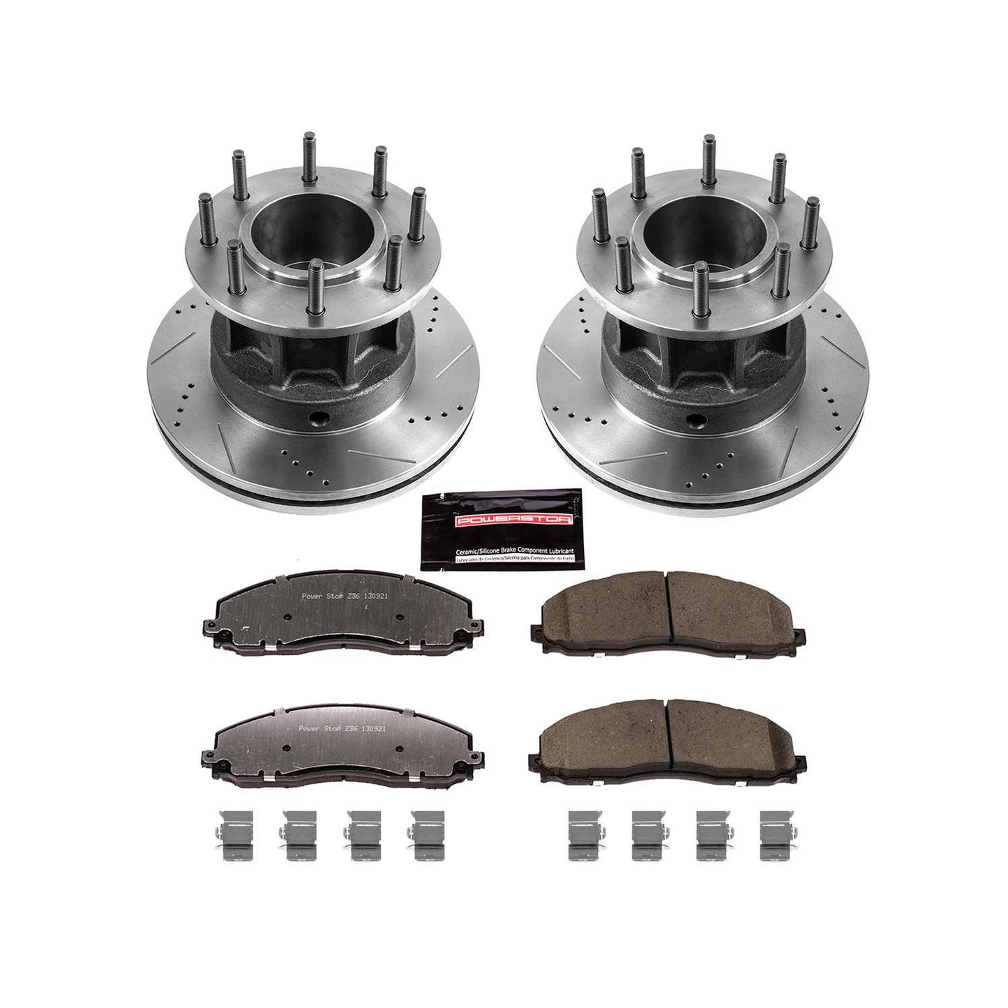 PowerStop Power Stop 13-16 Ford F-350 Super Duty Front Z36 Truck & Tow Brake Kit K6823-36