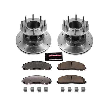 PowerStop Power Stop 13-16 Ford F-350 Super Duty Front Z36 Truck & Tow Brake Kit K6823-36
