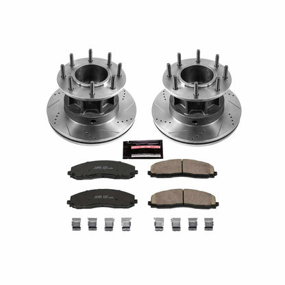 PowerStop Power Stop 13-16 Ford F-350 Super Duty Front Z23 Evolution Sport Brake Kit K6823
