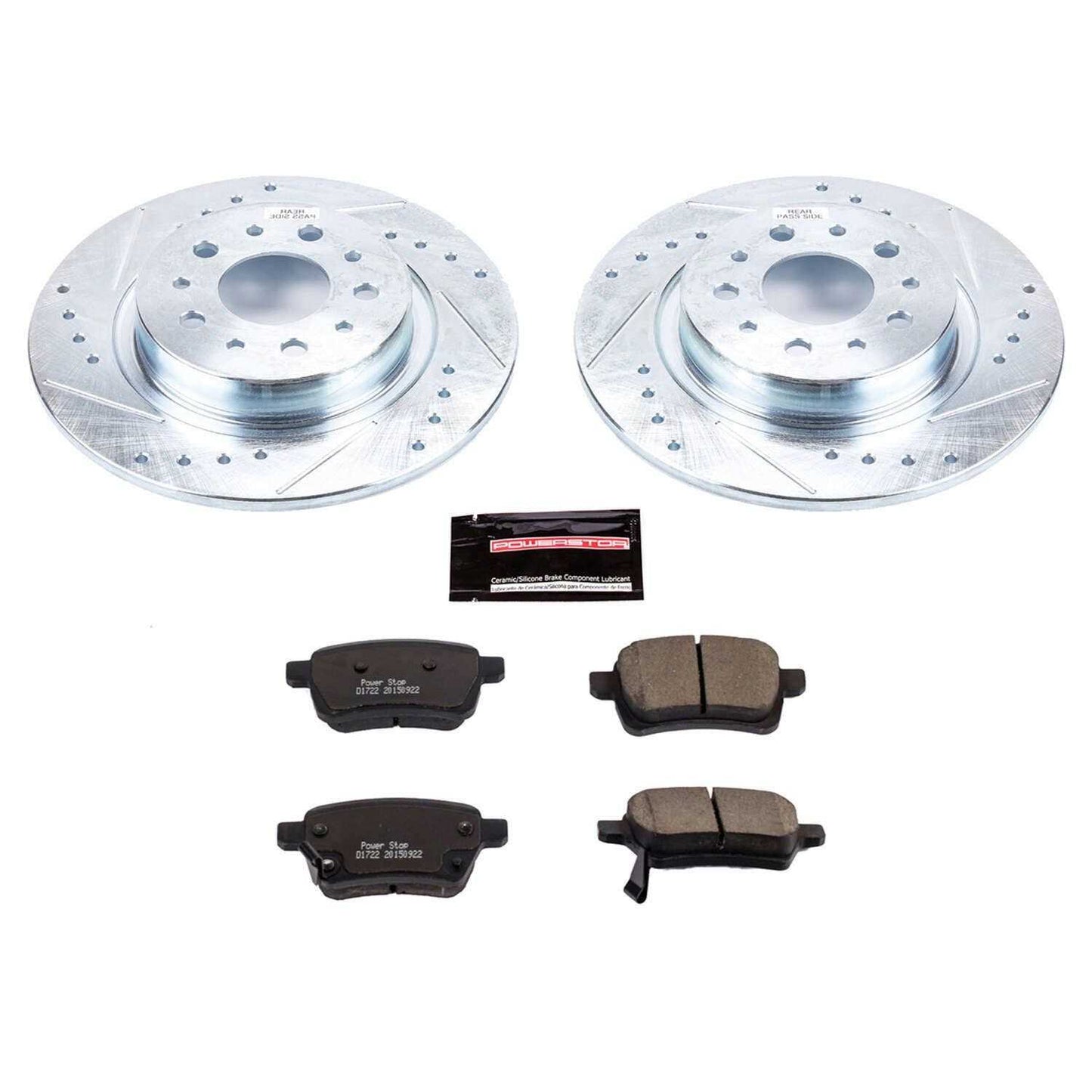 PowerStop Power Stop 14-19 Fiat 500L Rear Z23 Evolution Sport Brake Kit K6838