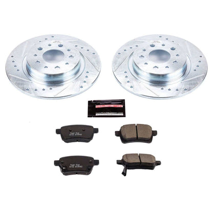 PowerStop Power Stop 14-19 Fiat 500L Rear Z23 Evolution Sport Brake Kit K6838