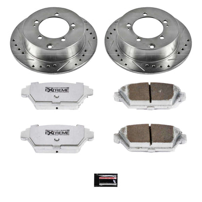 PowerStop Power Stop 90-94 Eagle Talon Rear Z26 Street Warrior Brake Kit K684-26