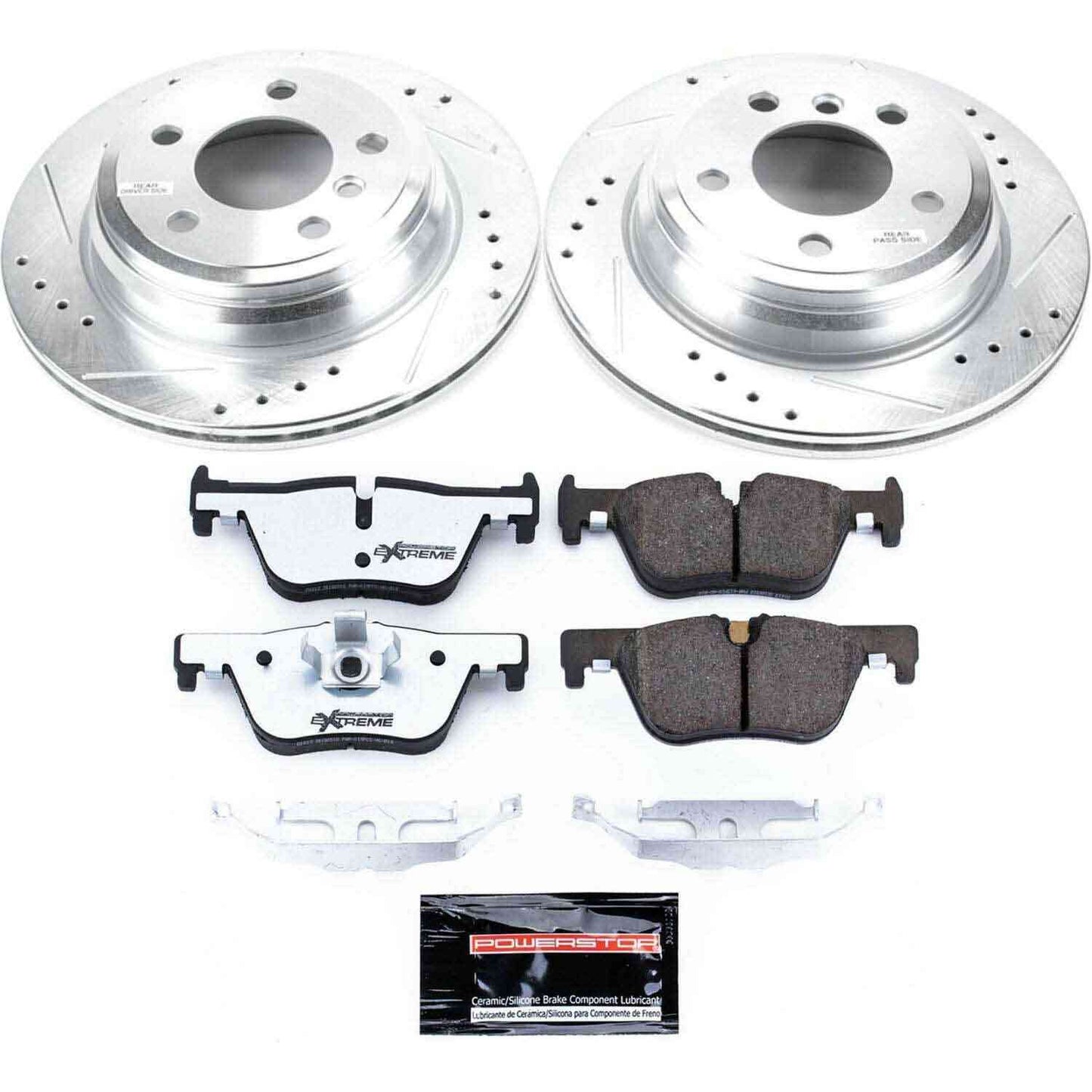 PowerStop Power Stop 13-18 BMW 320i xDrive Rear Z26 Street Warrior Brake Kit K6852-26