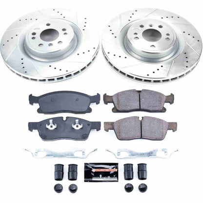 PowerStop Power Stop 2016 Mercedes-Benz GLE300d Front Z23 Evolution Sport Brake Kit K6883