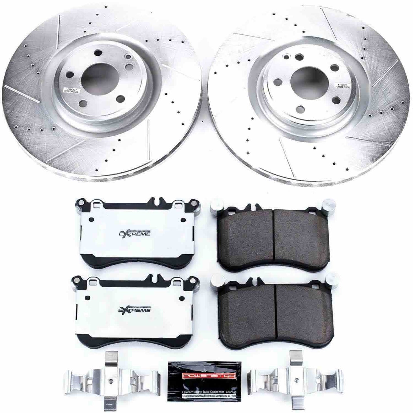 PowerStop Power Stop 12-18 Mercedes-Benz CLS550 Front Z26 Street Warrior Brake Kit K6886-26