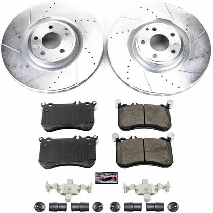 PowerStop Power Stop 12-18 Mercedes-Benz CLS550 Front Z23 Evolution Sport Brake Kit K6886