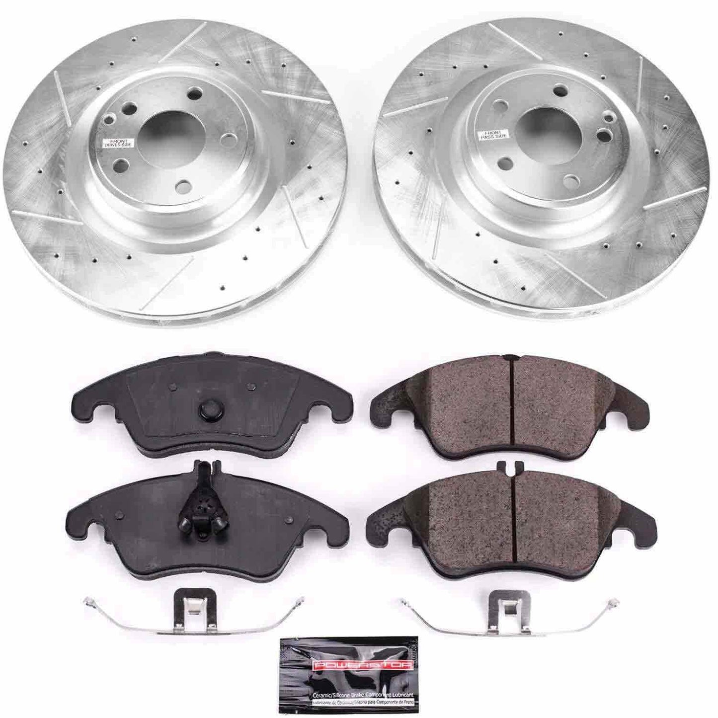 PowerStop Power Stop 17-18 Mercedes-Benz SLC300 Front Z23 Evolution Sport Brake Kit K6893