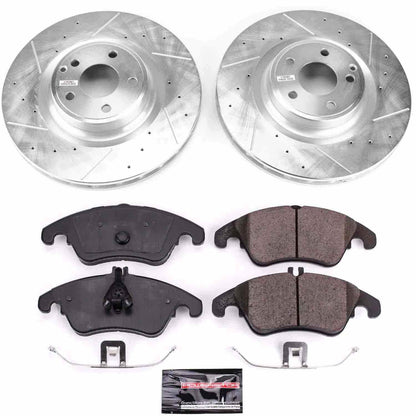 PowerStop Power Stop 17-18 Mercedes-Benz SLC300 Front Z23 Evolution Sport Brake Kit K6893