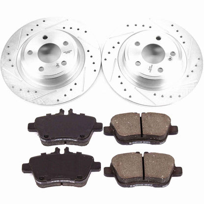 PowerStop Power Stop 2017 Mercedes-Benz SLC300 Rear Z23 Evolution Sport Brake Kit K6895