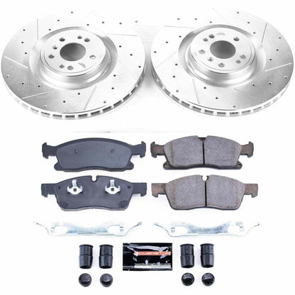 PowerStop Power Stop 13-16 Mercedes-Benz GL350 Front Z23 Evolution Sport Brake Kit K6899