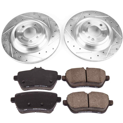 PowerStop Power Stop 15-16 Mercedes-Benz SL400 Rear Z23 Evolution Sport Brake Kit K6904