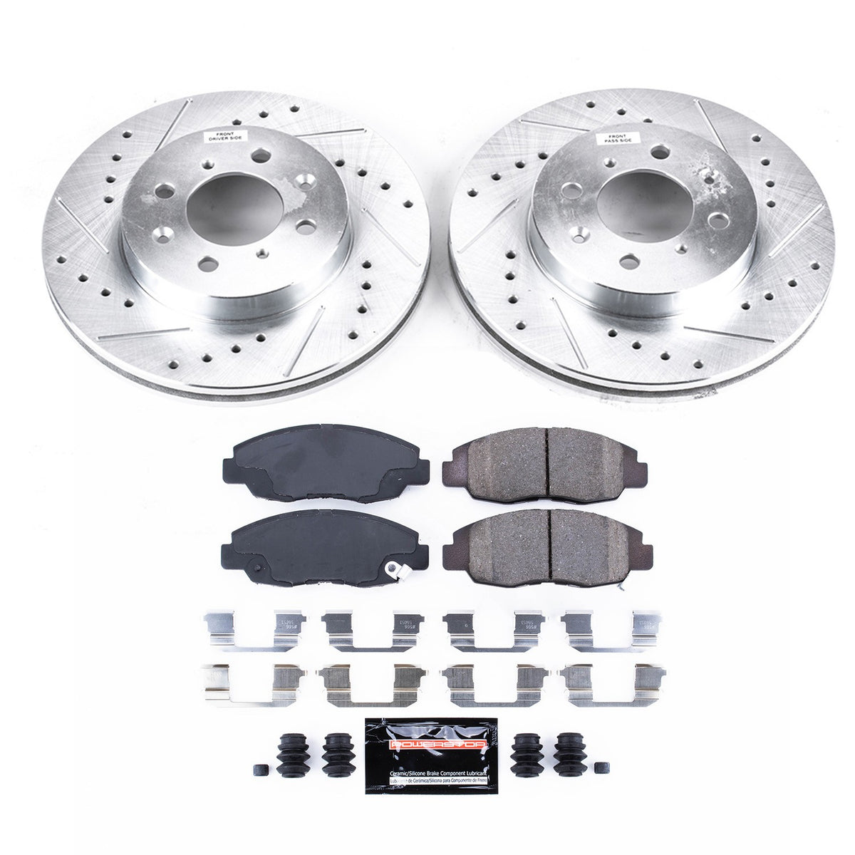 PowerStop Power Stop 96-05 Honda Civic Front Z23 Evolution Sport Brake Kit K690