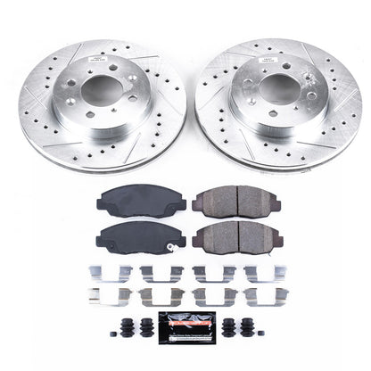 PowerStop Power Stop 96-05 Honda Civic Front Z23 Evolution Sport Brake Kit K690